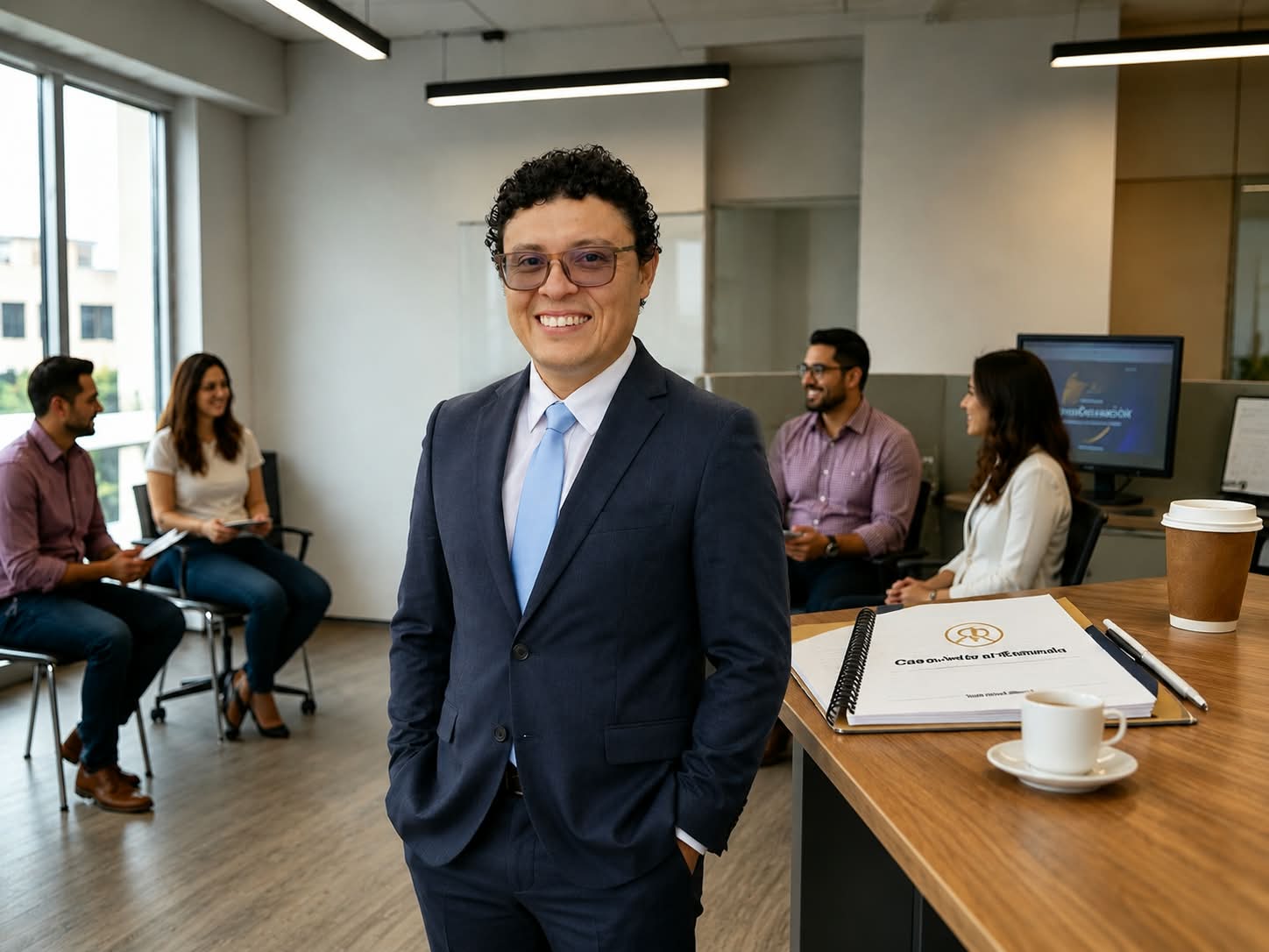 Roberto Rentería en entorno profesional